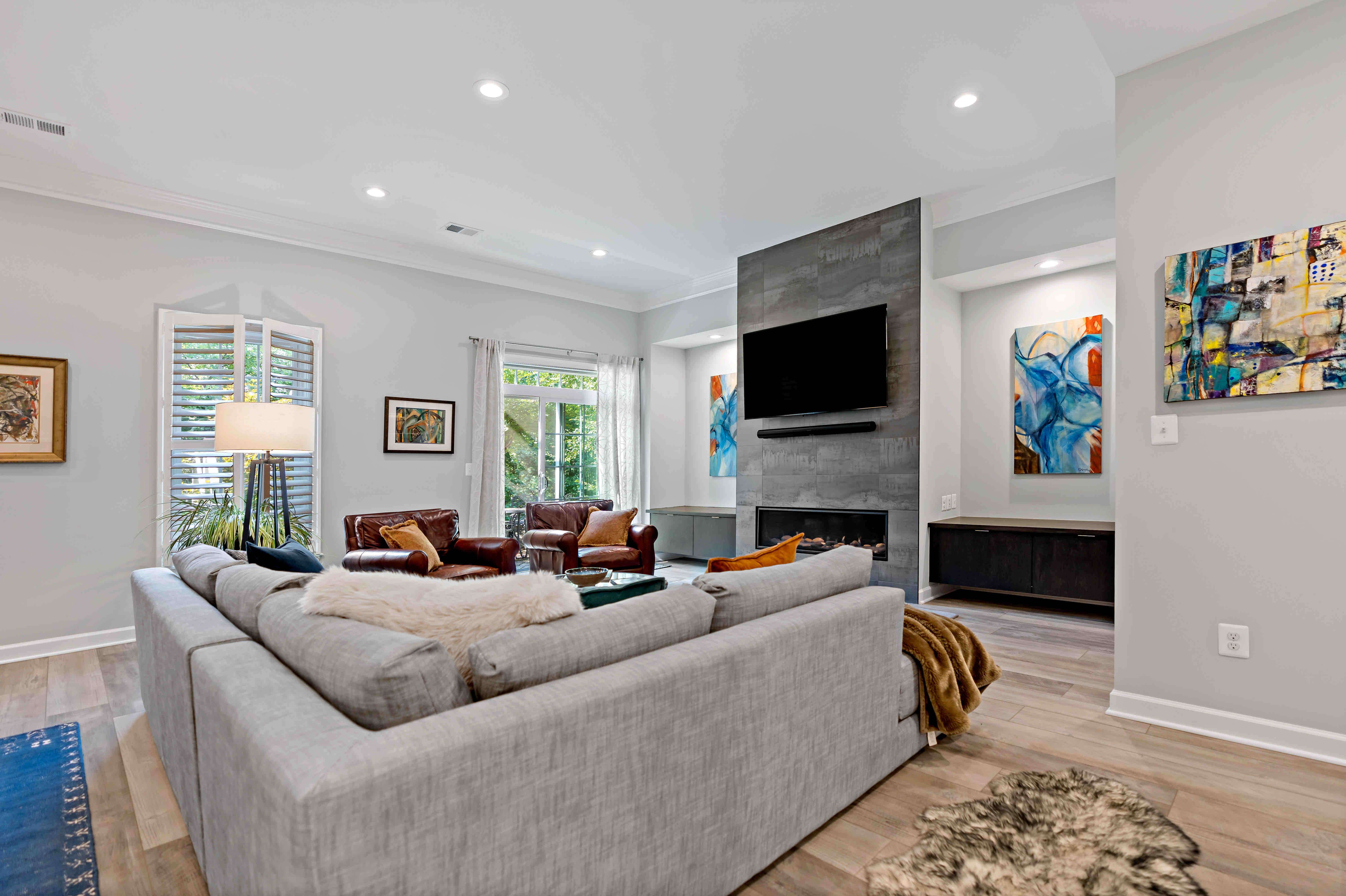 Stunning Falls Church Basement Transformation Showcases Generous Family
